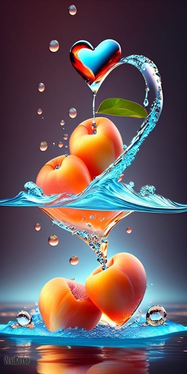 Love fruit splash Wall art