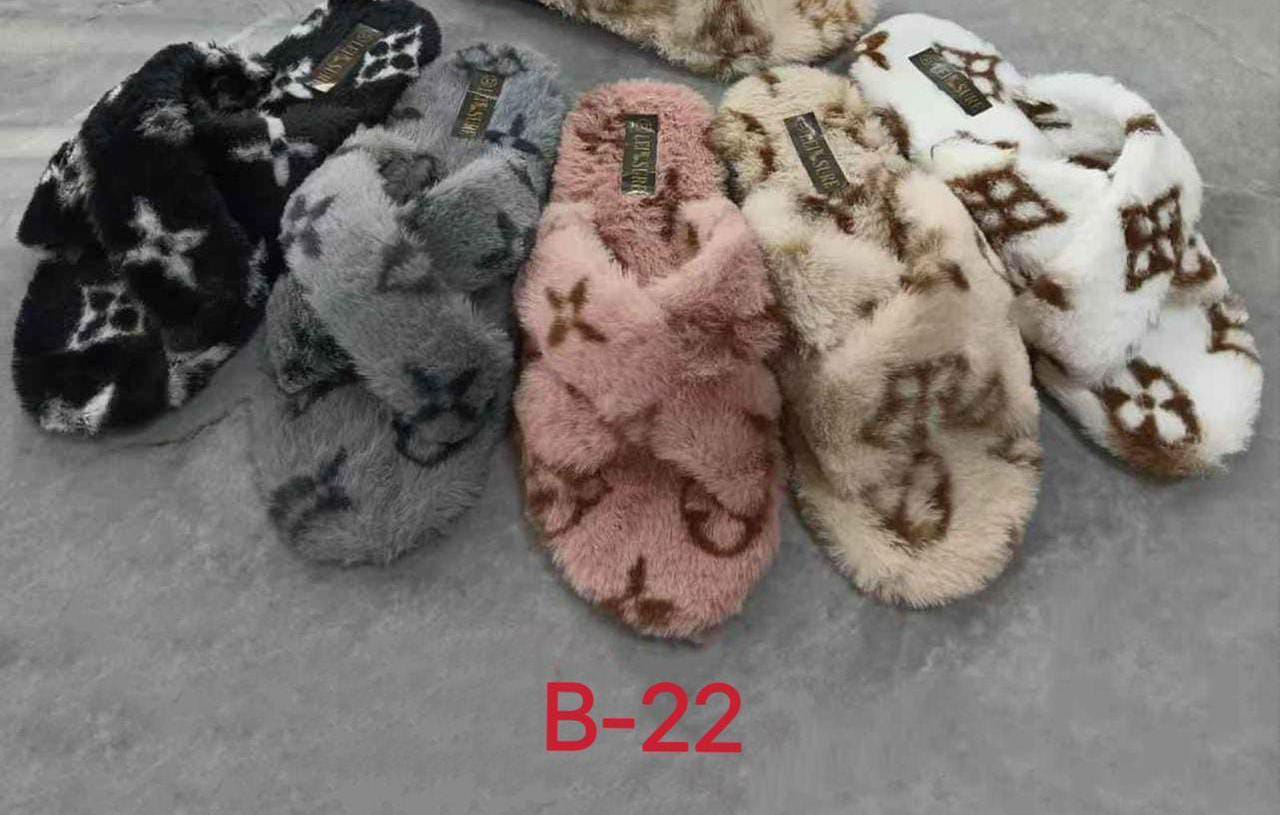 Warm Soft Sluffy Slides