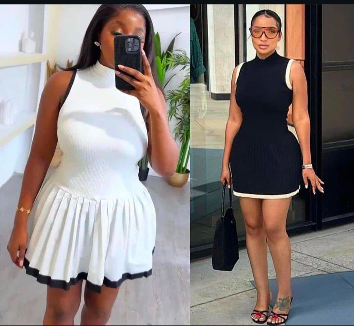 short pleated dresses