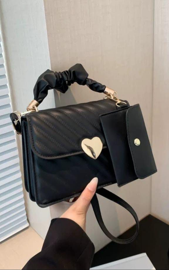 Shein Snap Button Square Bag