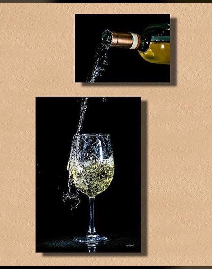 Wine glass art