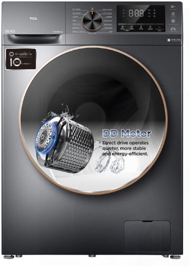 TCL 10KG/6KG Wash & Dry Washing Machine,DD Motor